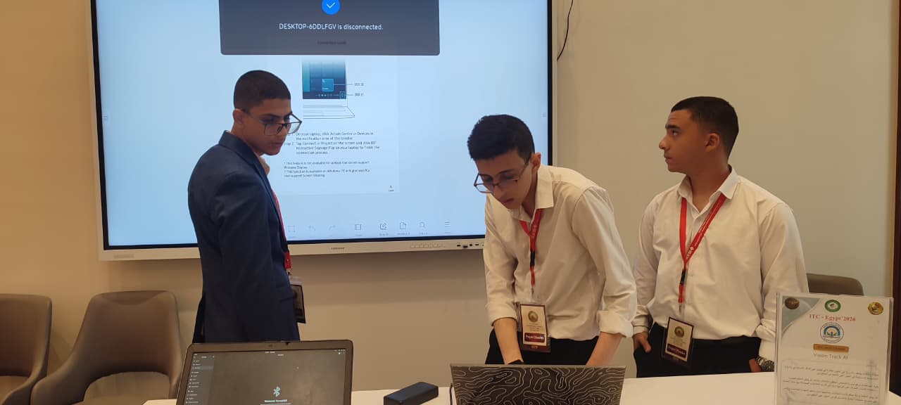 Presenting VisionTrack AI at ITC Egypt 2026